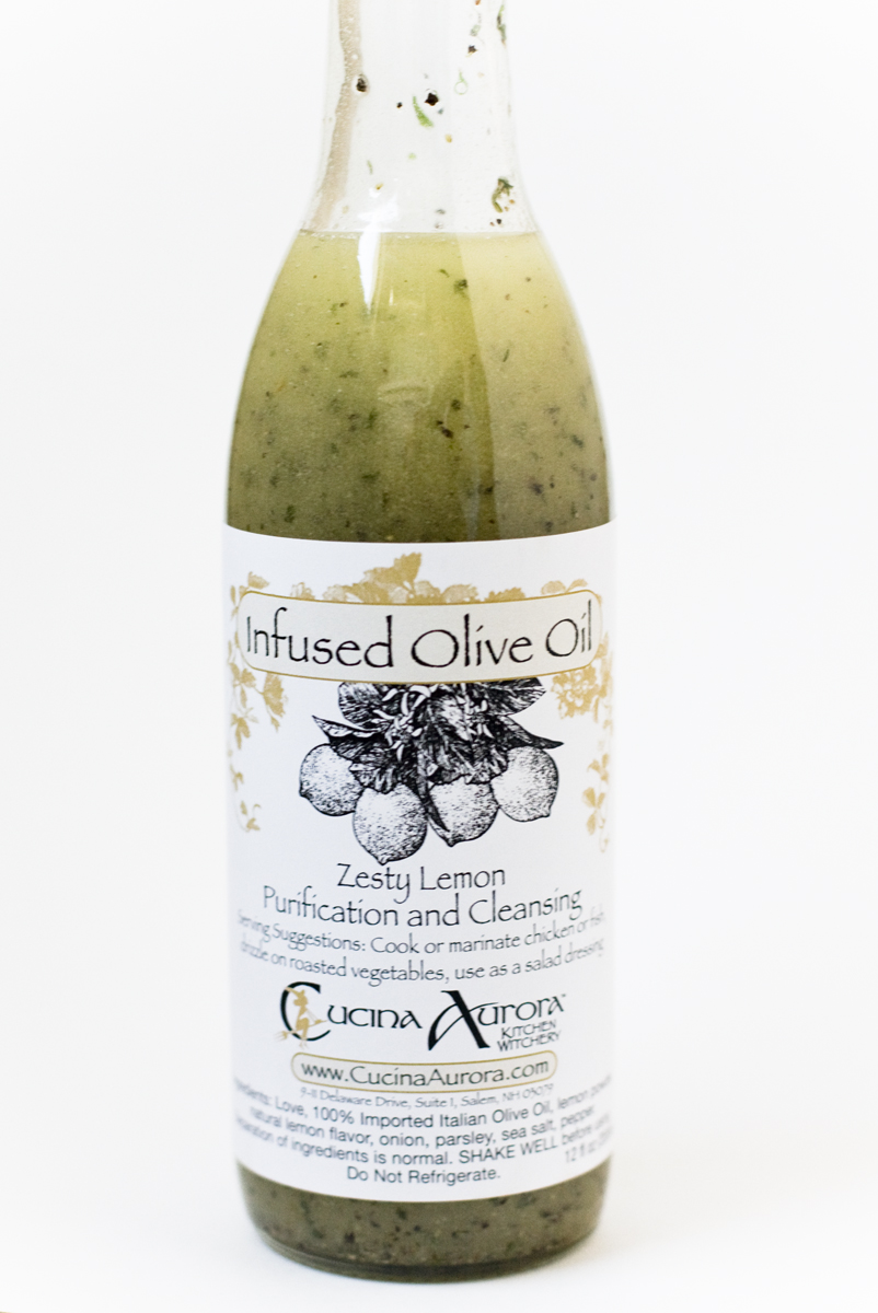 Zesty Lemon Infused Olive Oil