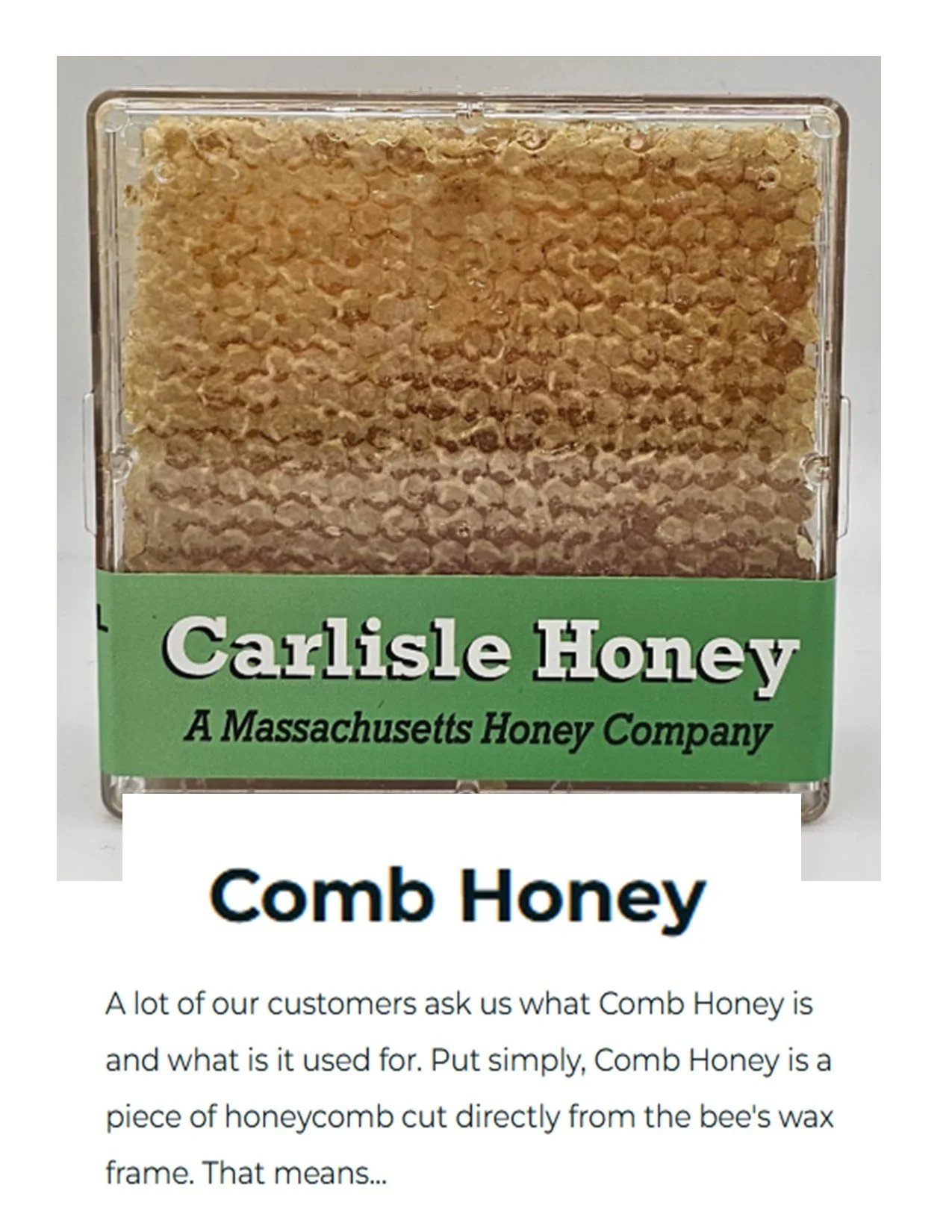 Comb Honey