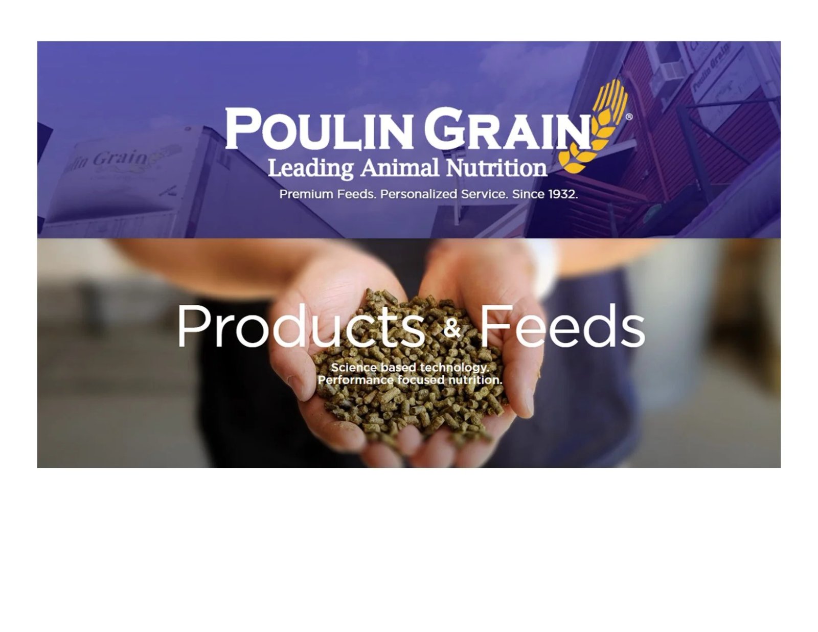 Poulin Grain - Leading Animal Nutrition