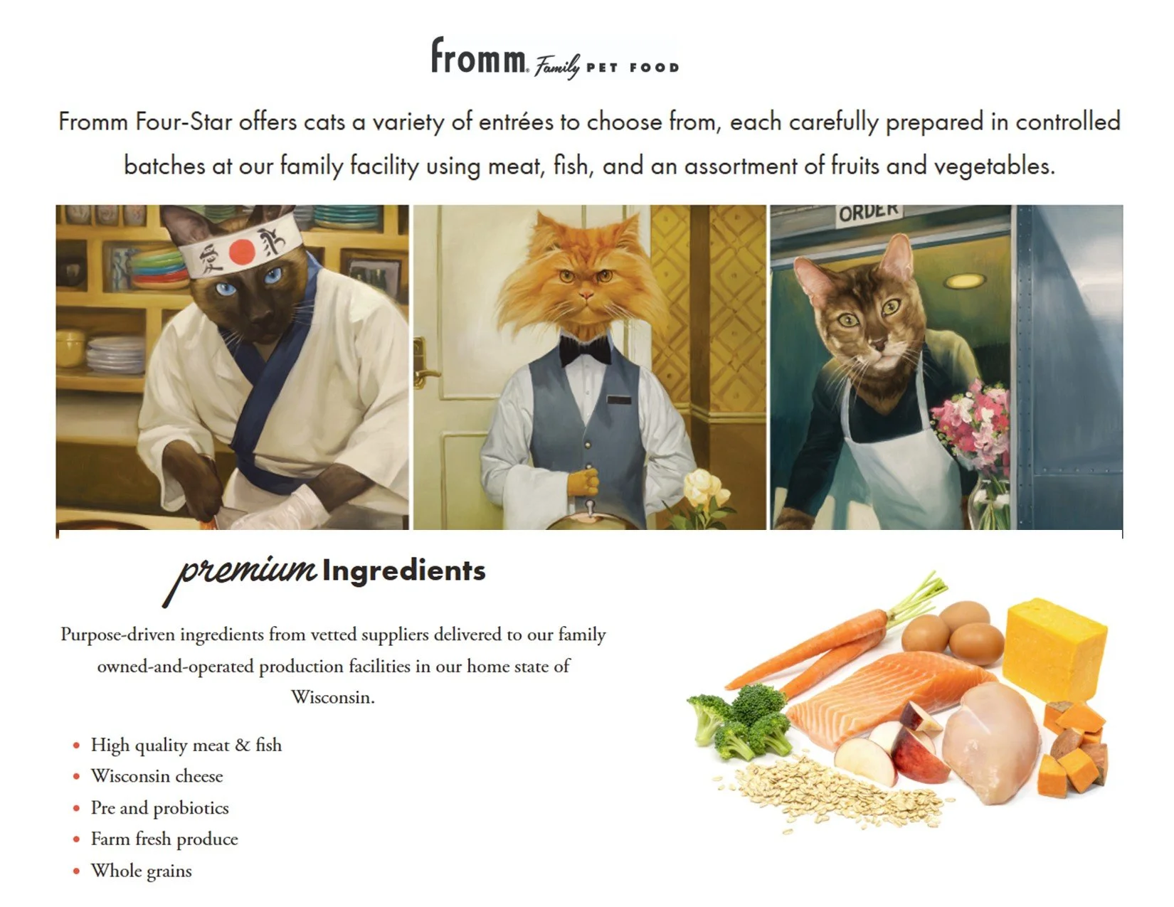 Fromm Family Pet Food for Cats